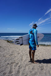 Blue Manta Men’s Board Shorts - Silhouette Edition